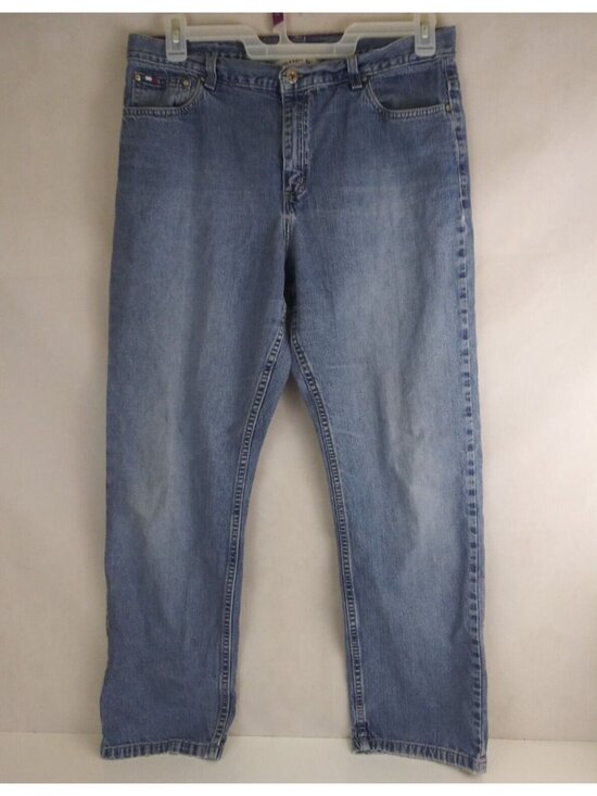 Tommy Hilfiger Other - Tommy Hilfiger Classic Cut Men's Distressed Bootcut Jeans Size 32x31